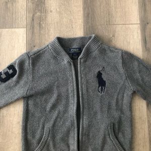 Ralph Lauren Boys 4T zip Cardigan